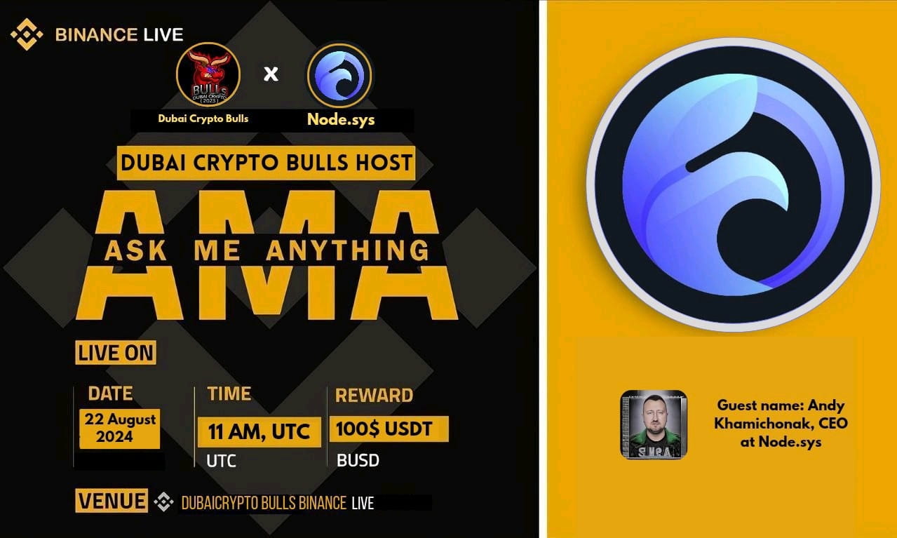 Dubai Crypto Bulls AMA With Noye.sys || Reward 100$ USDT 