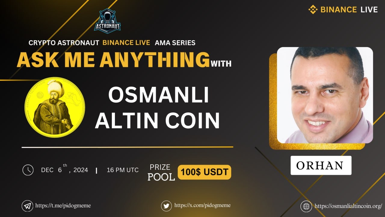 Crypto Astronaut Host AMA With OSMANALTINCOIN