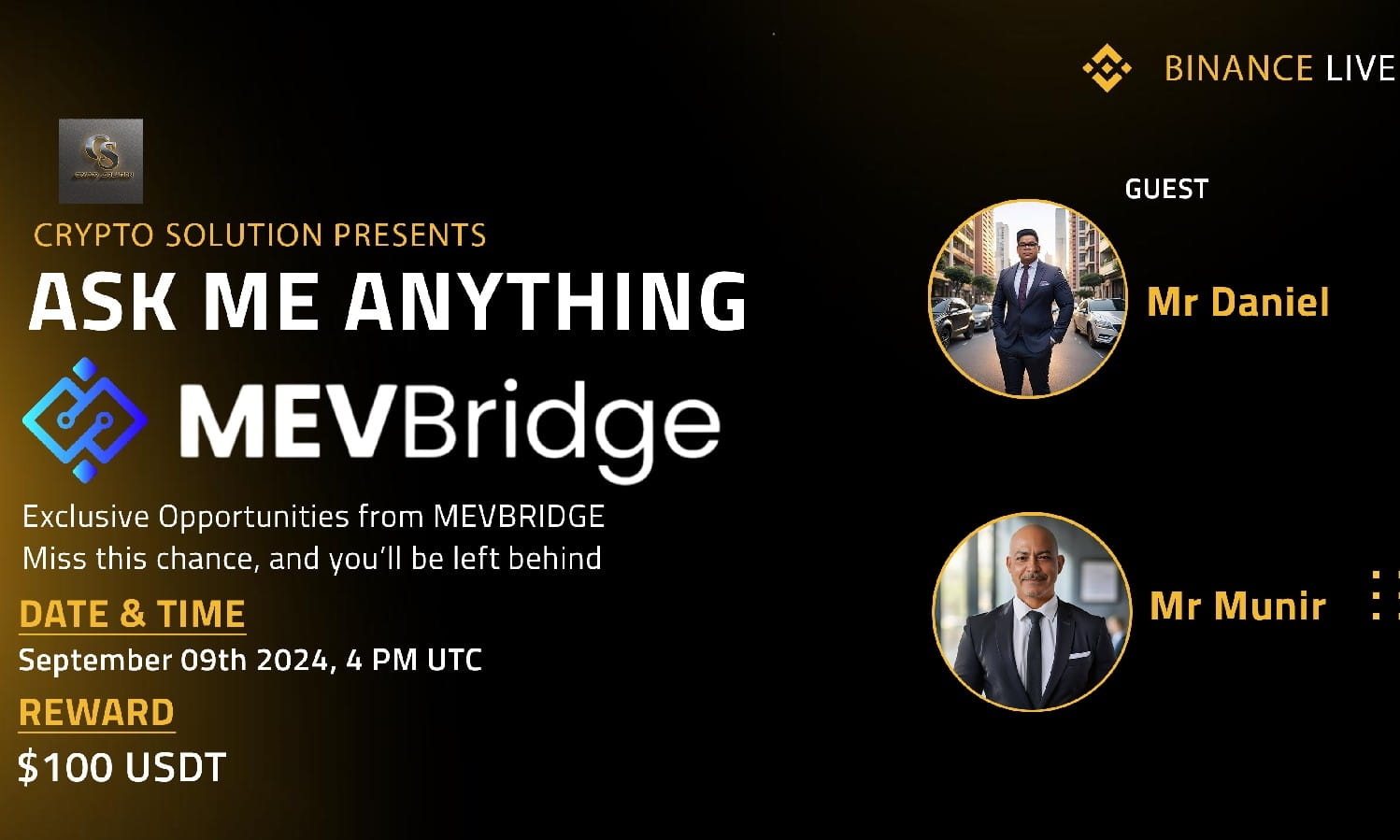 AMA - Crypto Solution <> MEVbridge