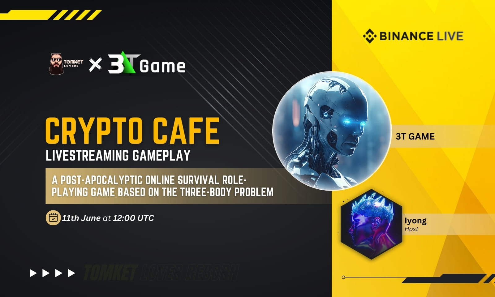 Crypto Cafe : Gameplay Livestreaming of 3T Game