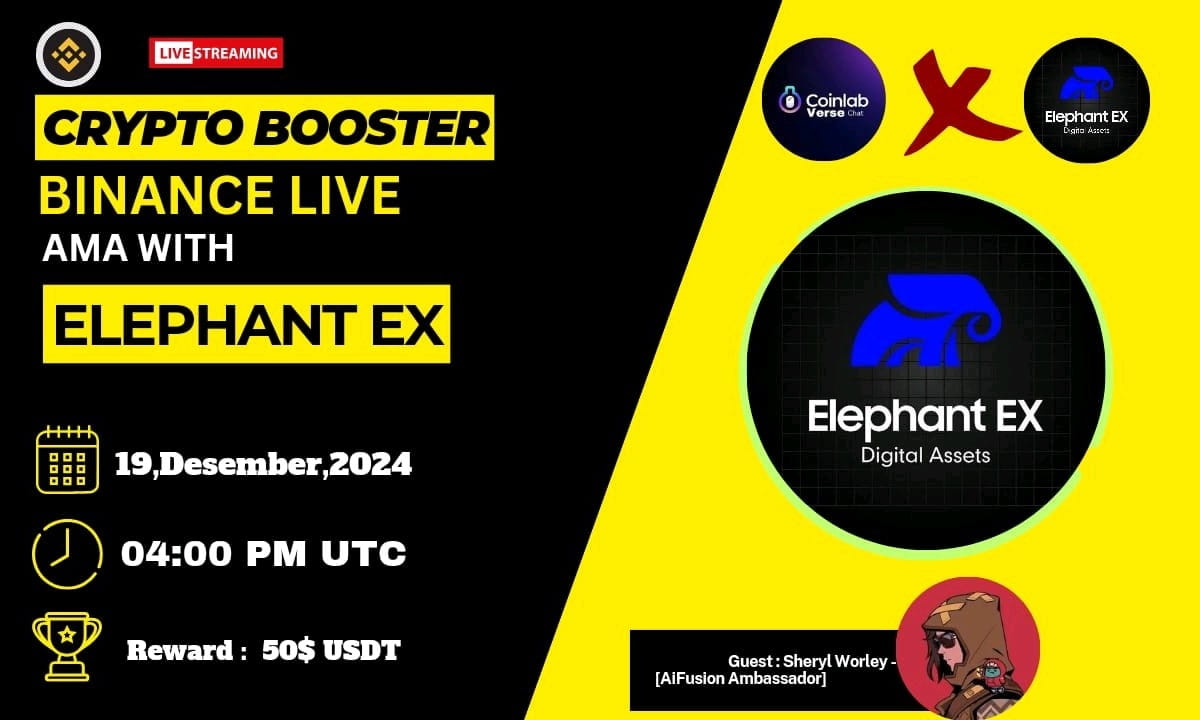 Binance Live AMA CoinLabVerse x Elephat Ex