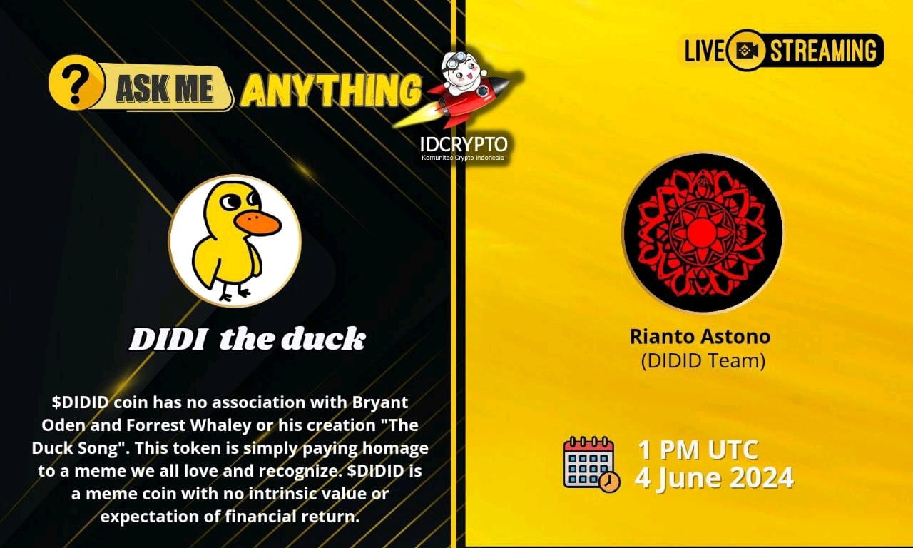 AMA with $DIDI The Duck