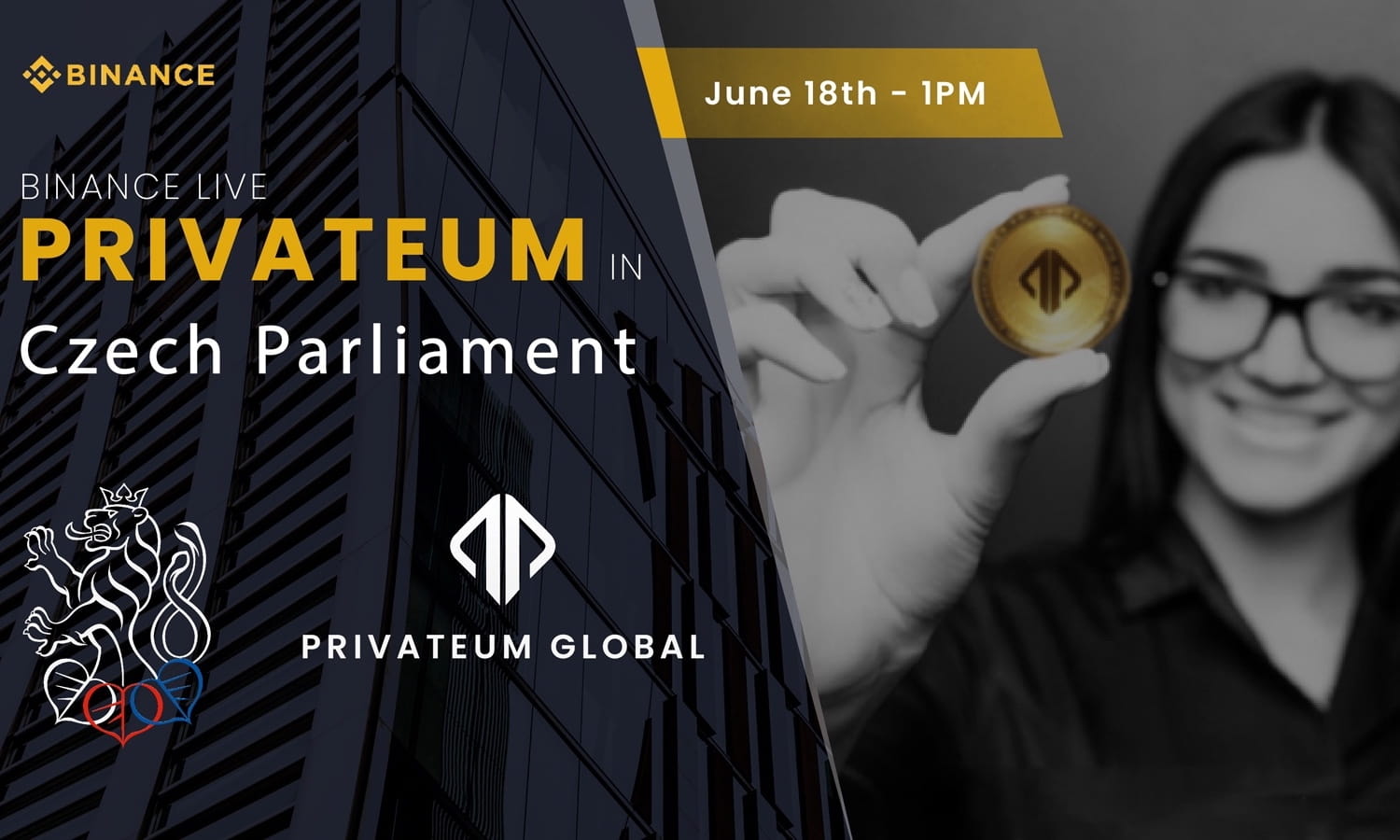 Privateum Global - Live Stream from the Czech Parliament