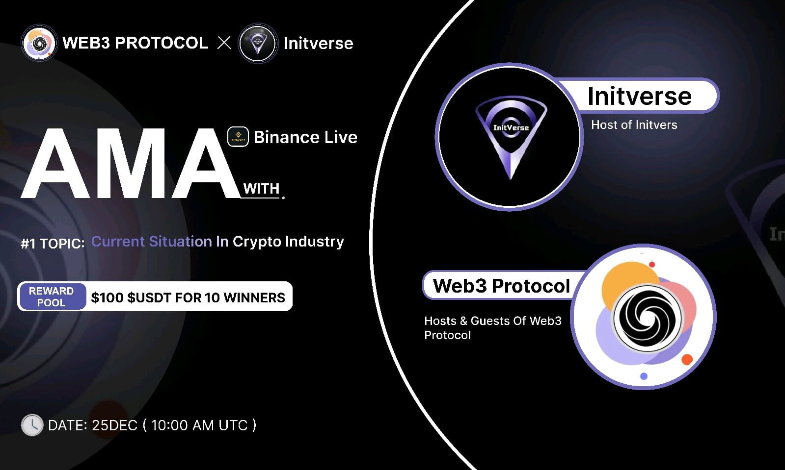 Web3 Protocol X Initverse AMA || Current Situation In Crypto Market