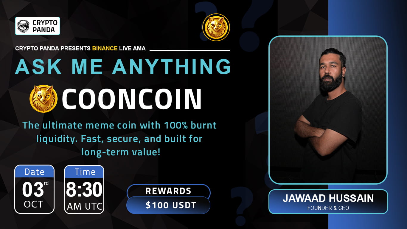 Crypto Panda presents AMA with Cooncoin // 100$ Rewards