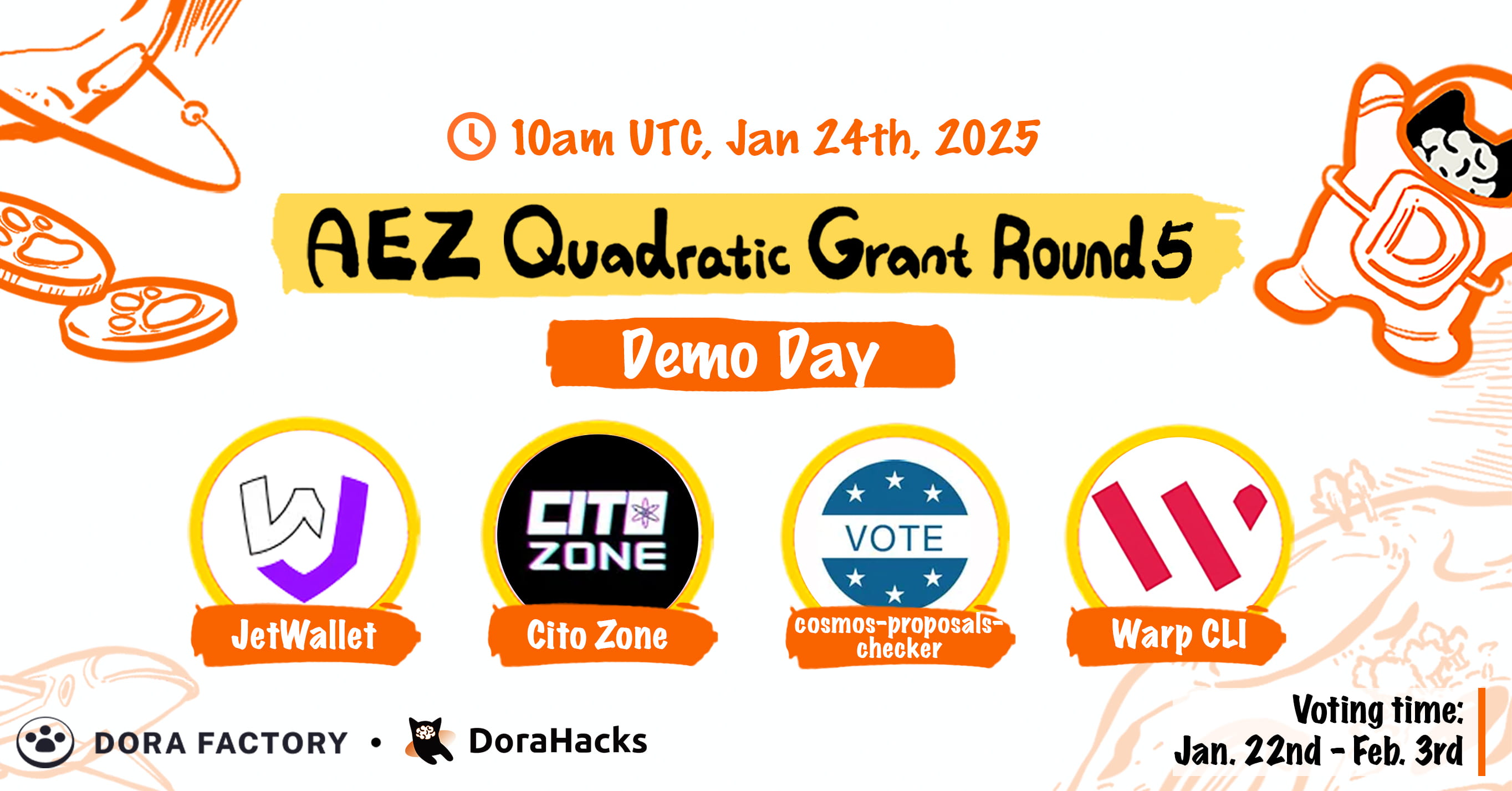 AEZ Quadratic Grant Round 5 Grantees Demo 01