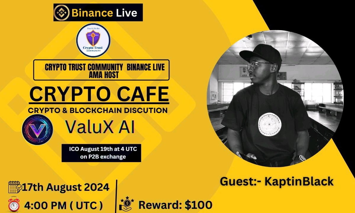 Crypto Trust Community <> Valux AI [ AMA ] Reward $100 USDT