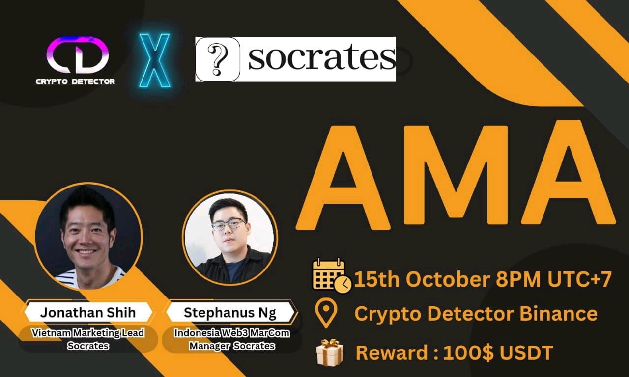 Crypto Detector  will be holding AMA with Socrates