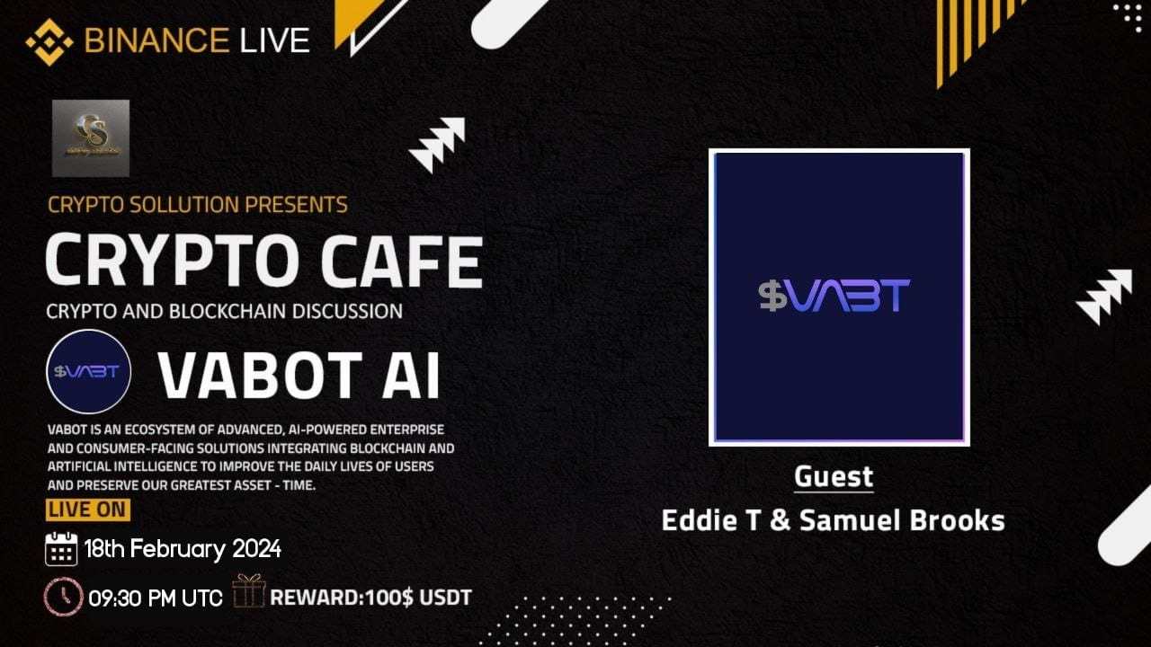 Crypto Cafe : Enterprise and consumer-facing solutions is VABOT