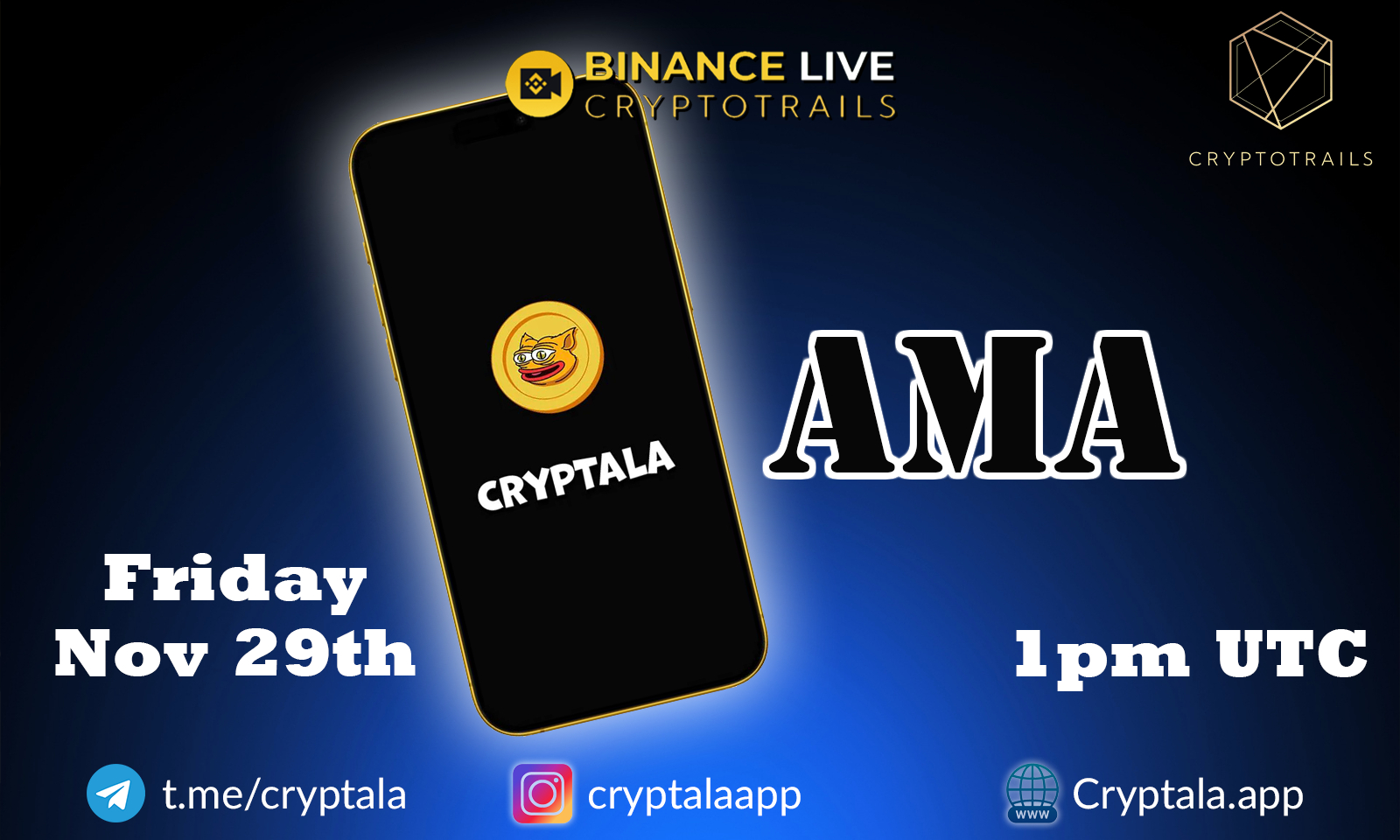 CRYPTALA AMA / Updates