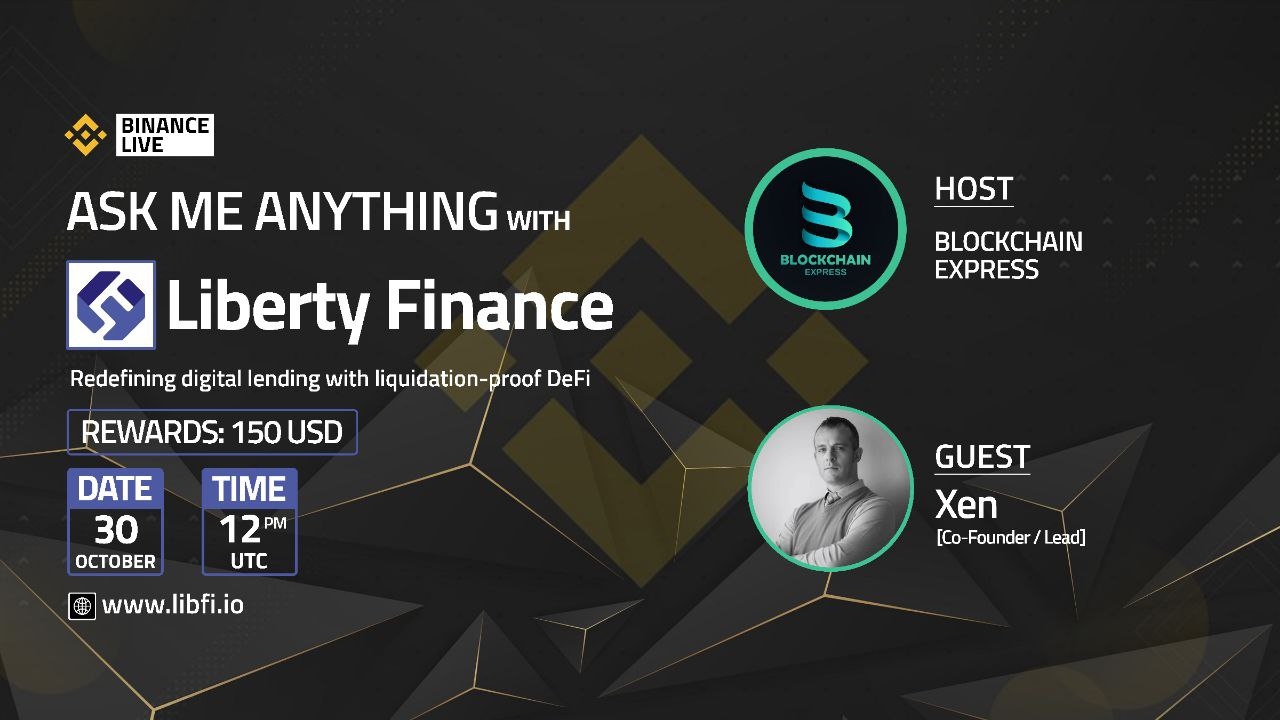 ₿lockchain Express will be hosting an AMA session with Liberty Finance