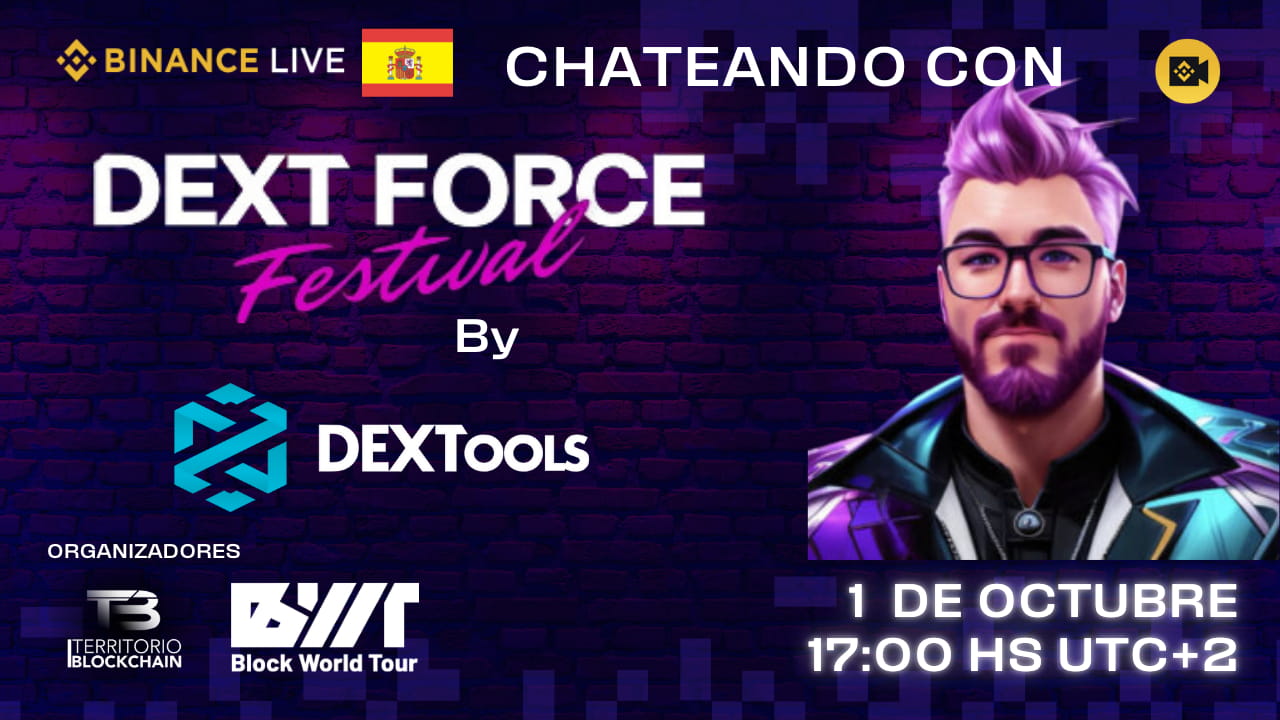 Conoce Dext Force Festival by Dextools con Frederic