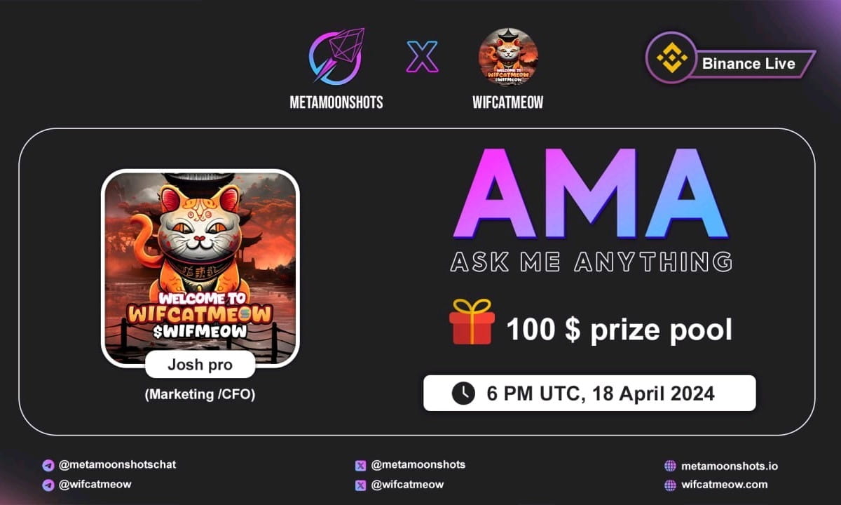 Fireside chat AMA with Wifcatmeow on SOL