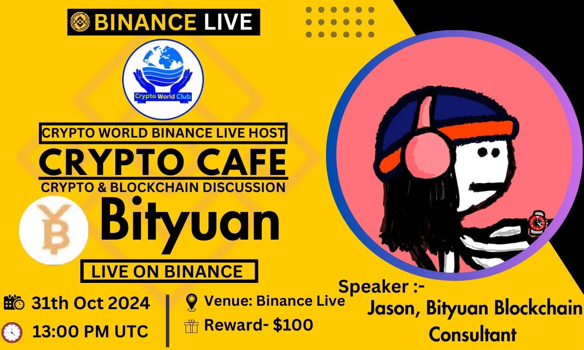 Crypto World Club <> Bityuan [ AMA Reward 100$ USD ]