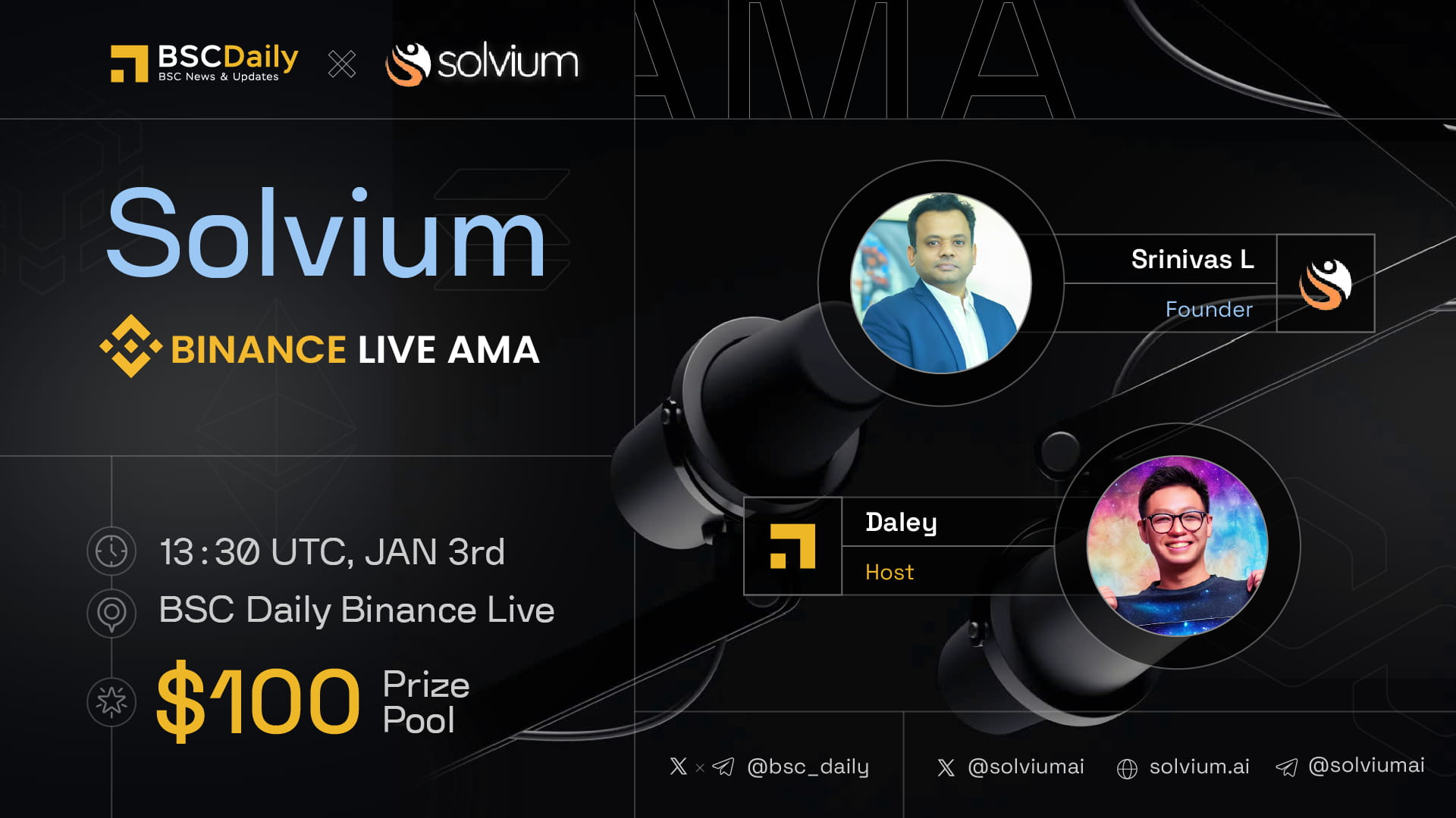 Solvium AMA | $100 GA