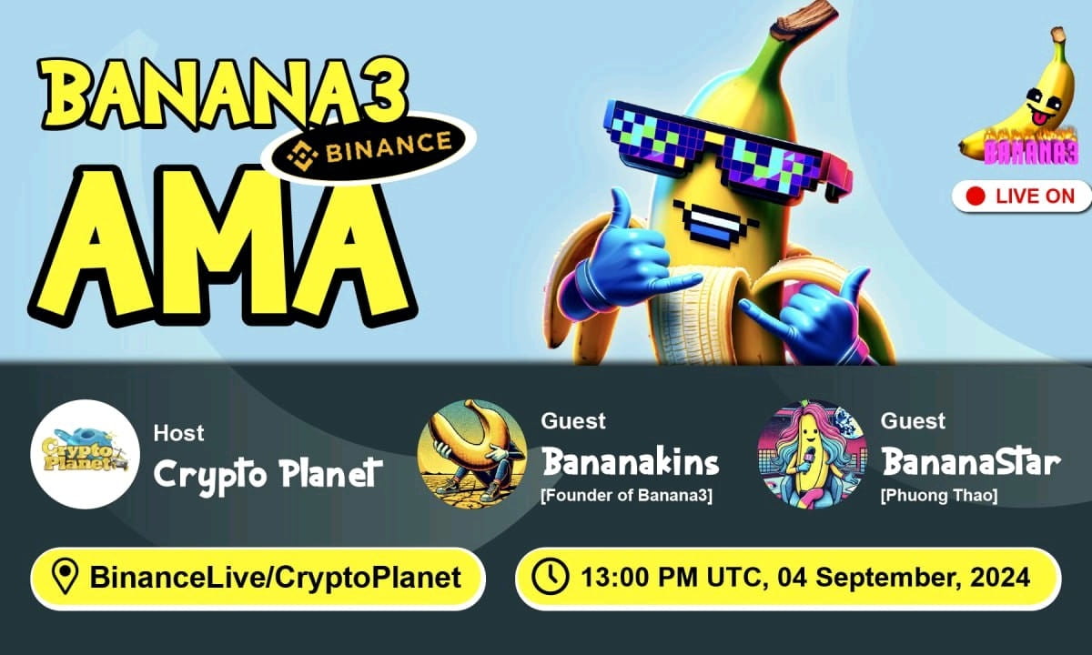 Crypto Planet Binance Live AMA with Banana3[ Reward:$50 ]