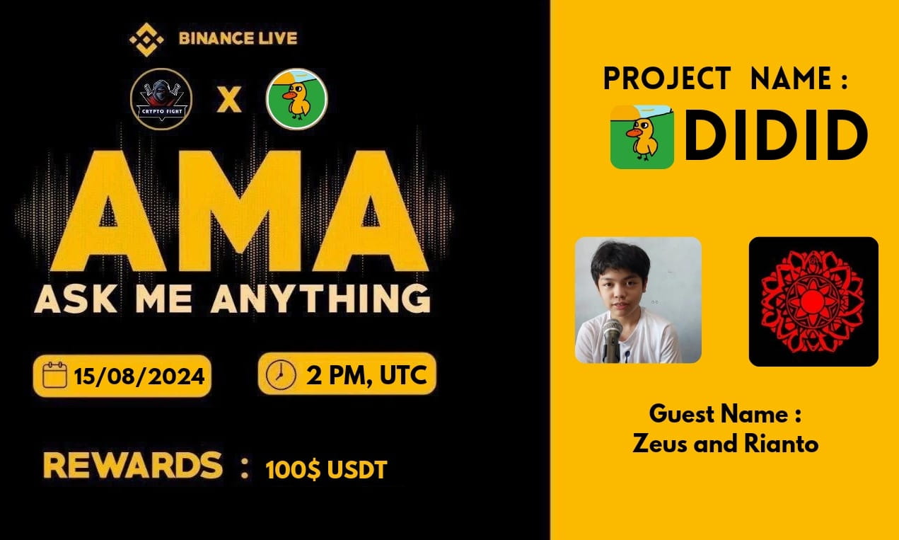 Crypto Fight AMA With "DIDID" || Reward 100$ USDT