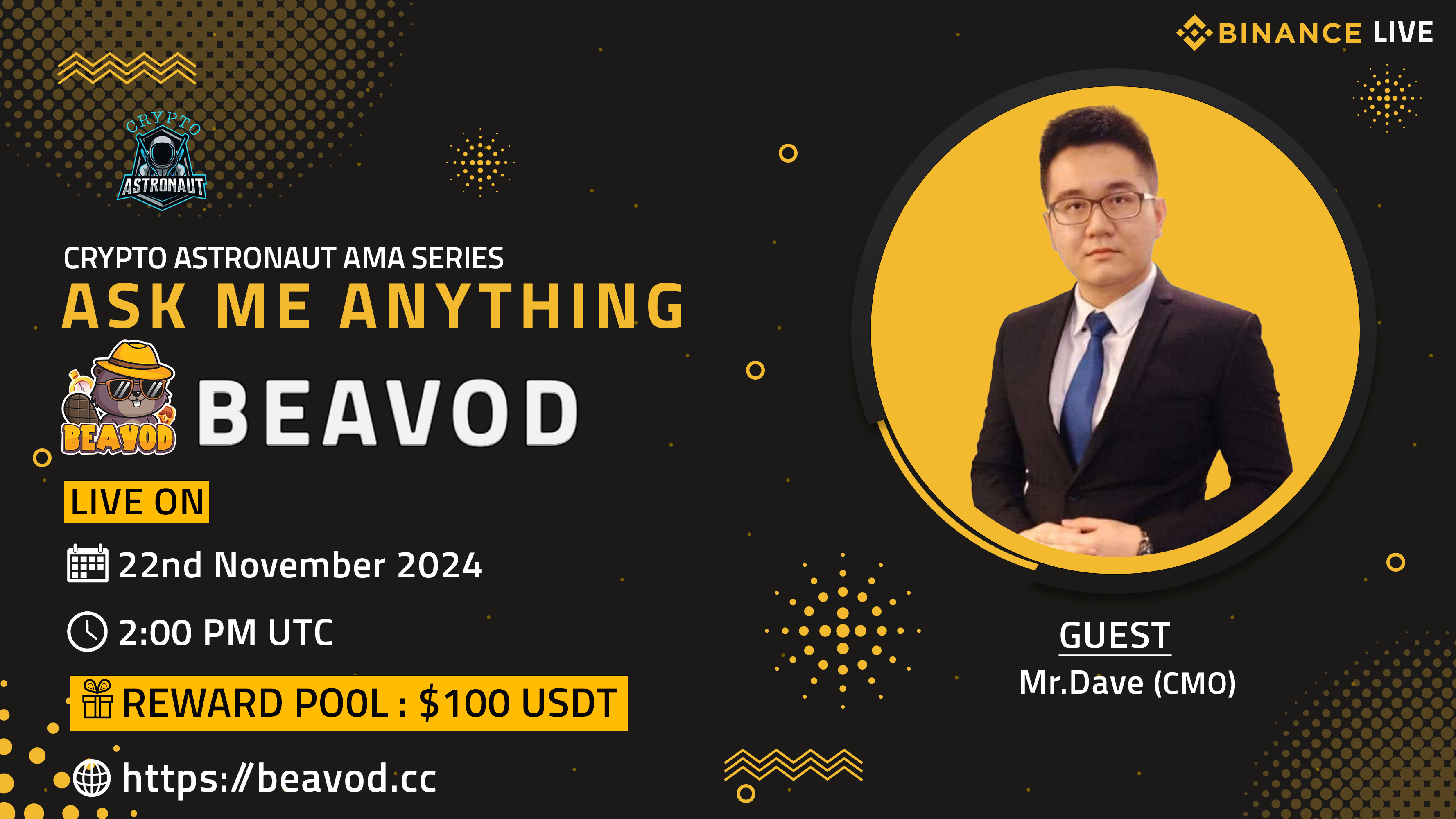 Crypto Astronaut Host AMA With BEAVOD