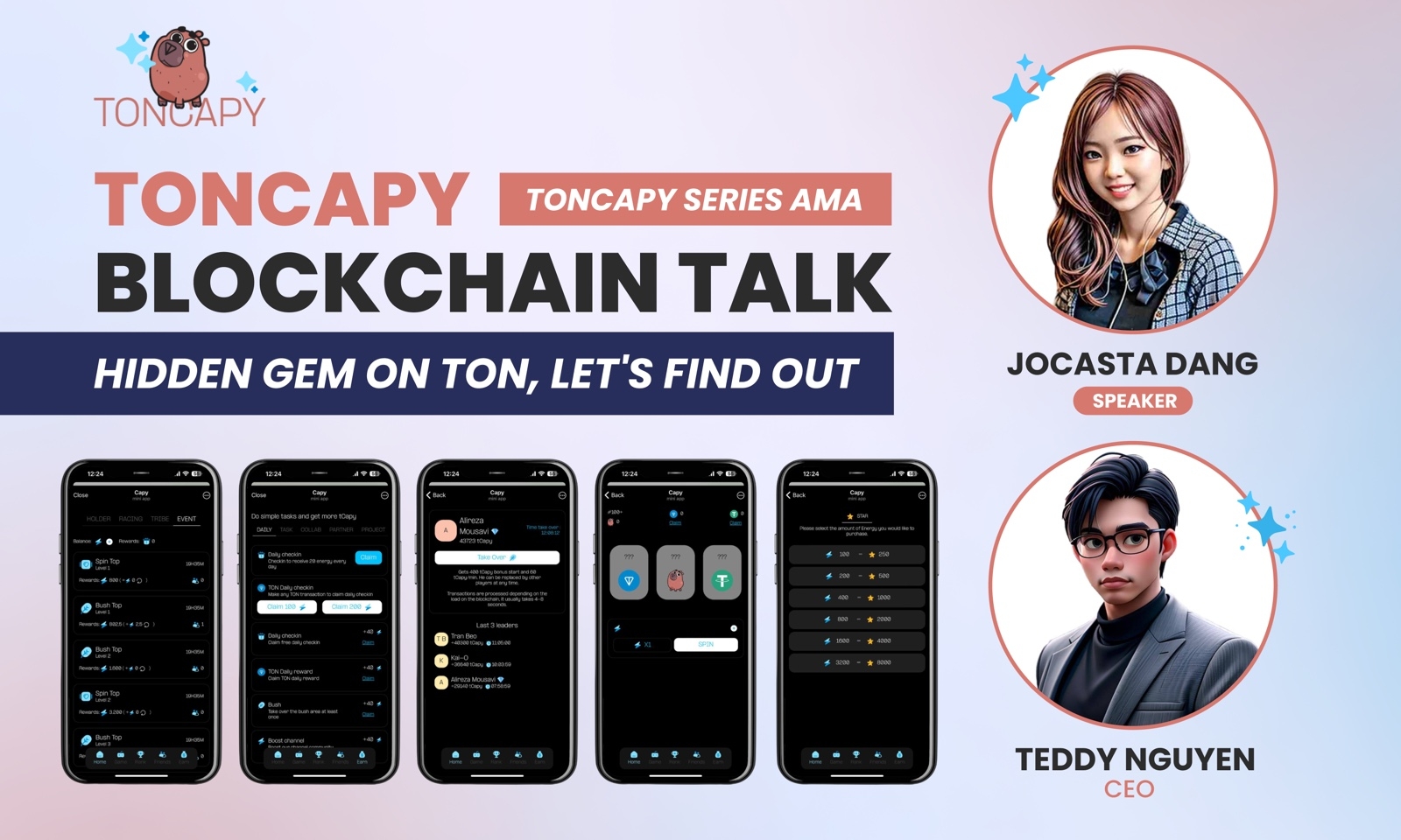 [AIRDROP] TONCAPY BLOCKCHAIN TALK