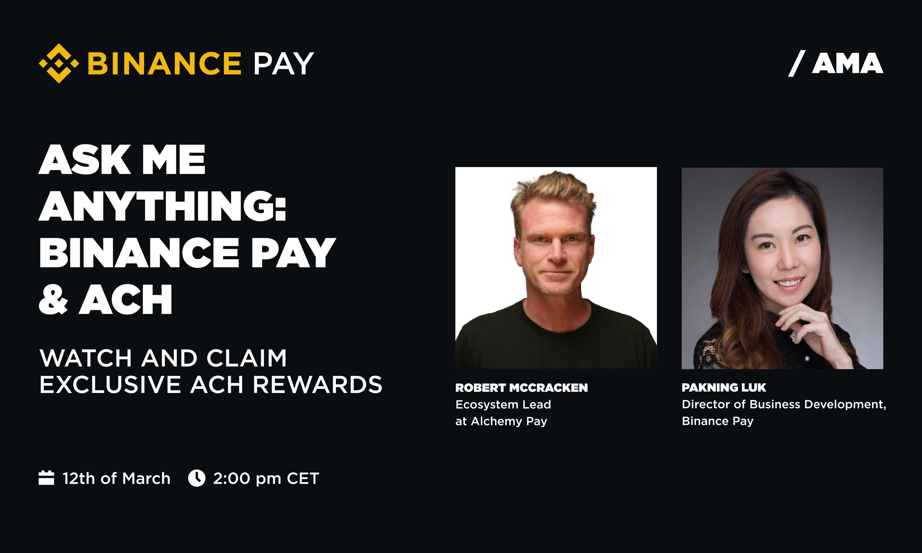 Ask Me Anything: Binance Pay & ACH