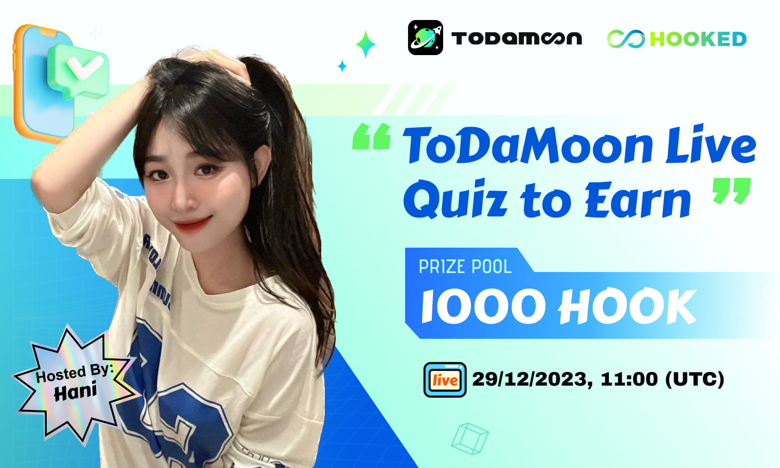 ToDaMoon Quiz-to-Earn Gameshow - 90th Livestreaming