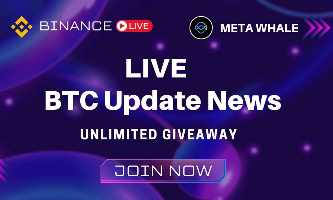 META WHALE LIVE GIVEAWAY 