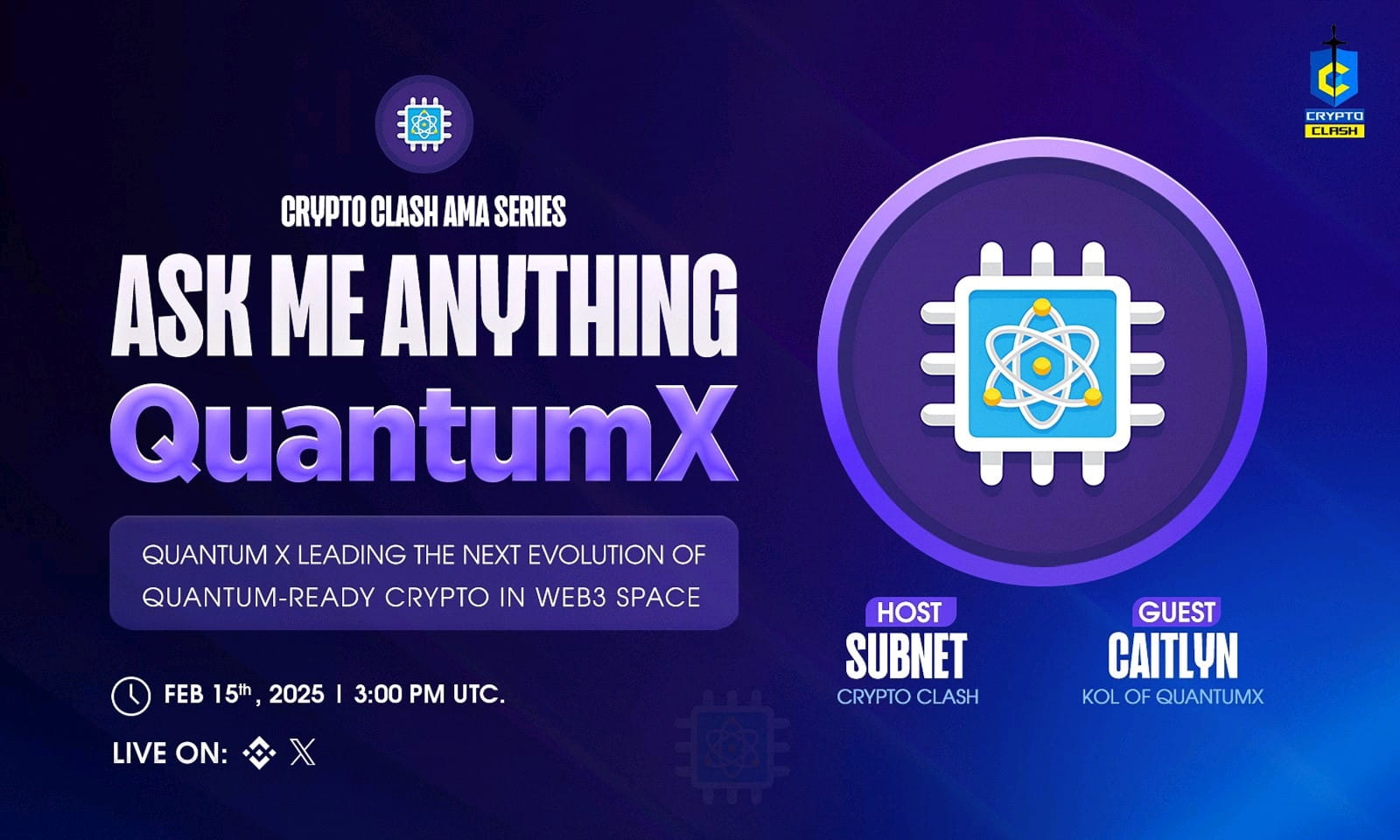 AMA - QuantumX x Crypto Clash | $5M QX Rewards