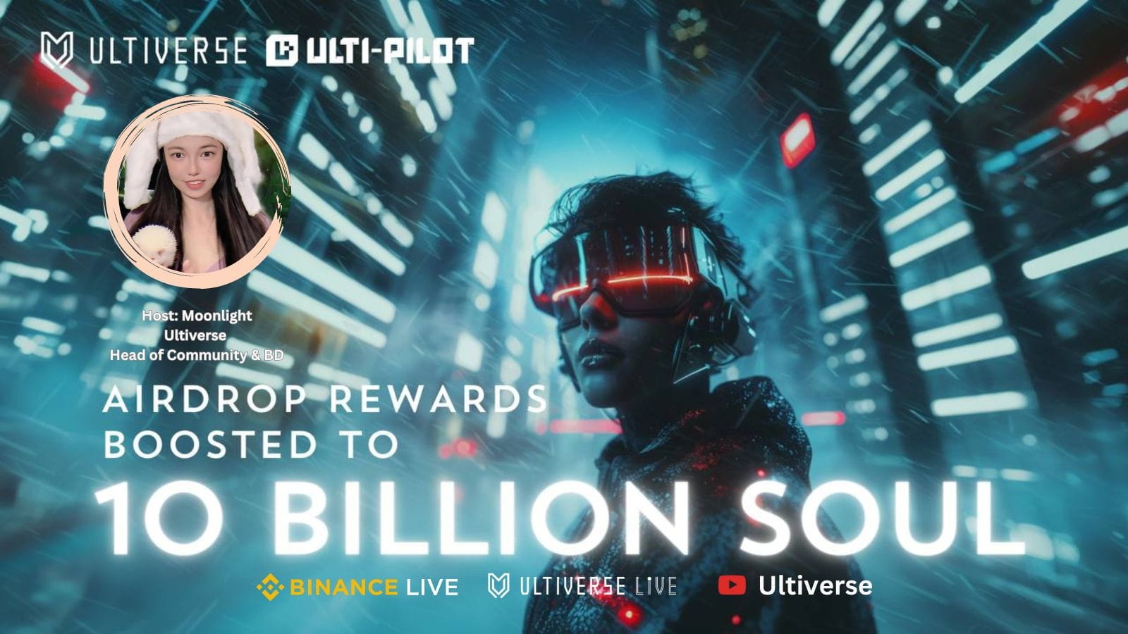 10 Billion SOUL Airdrops! Ultiverse Live with Moonlight
