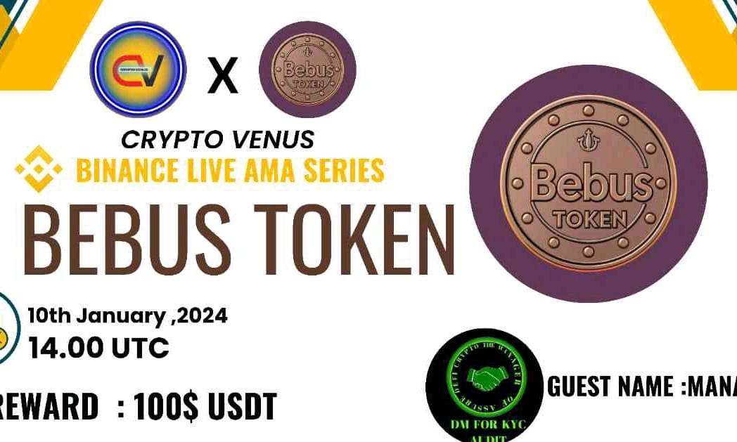 AMA - CRYPTO VENUS X Bebus token