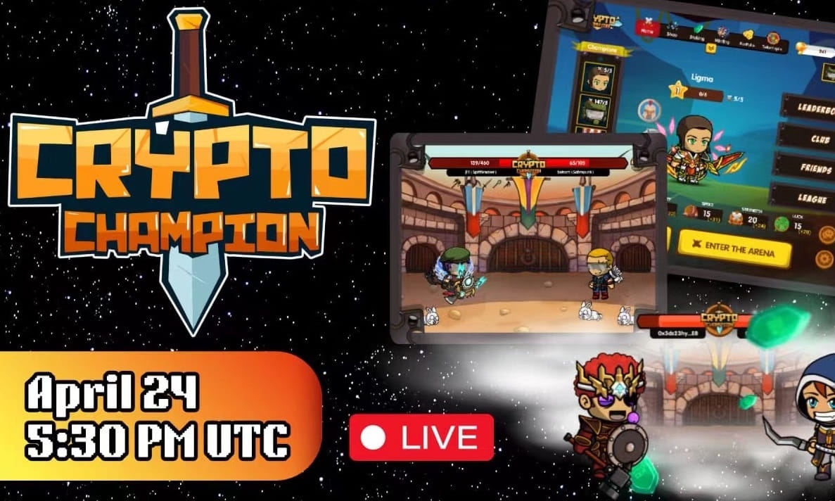 Crypto Champion Live Gameplay and Launch