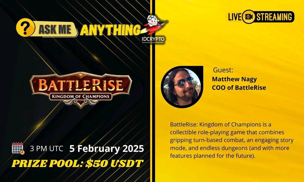 AMA with BattleRise - Reward $50 USDT