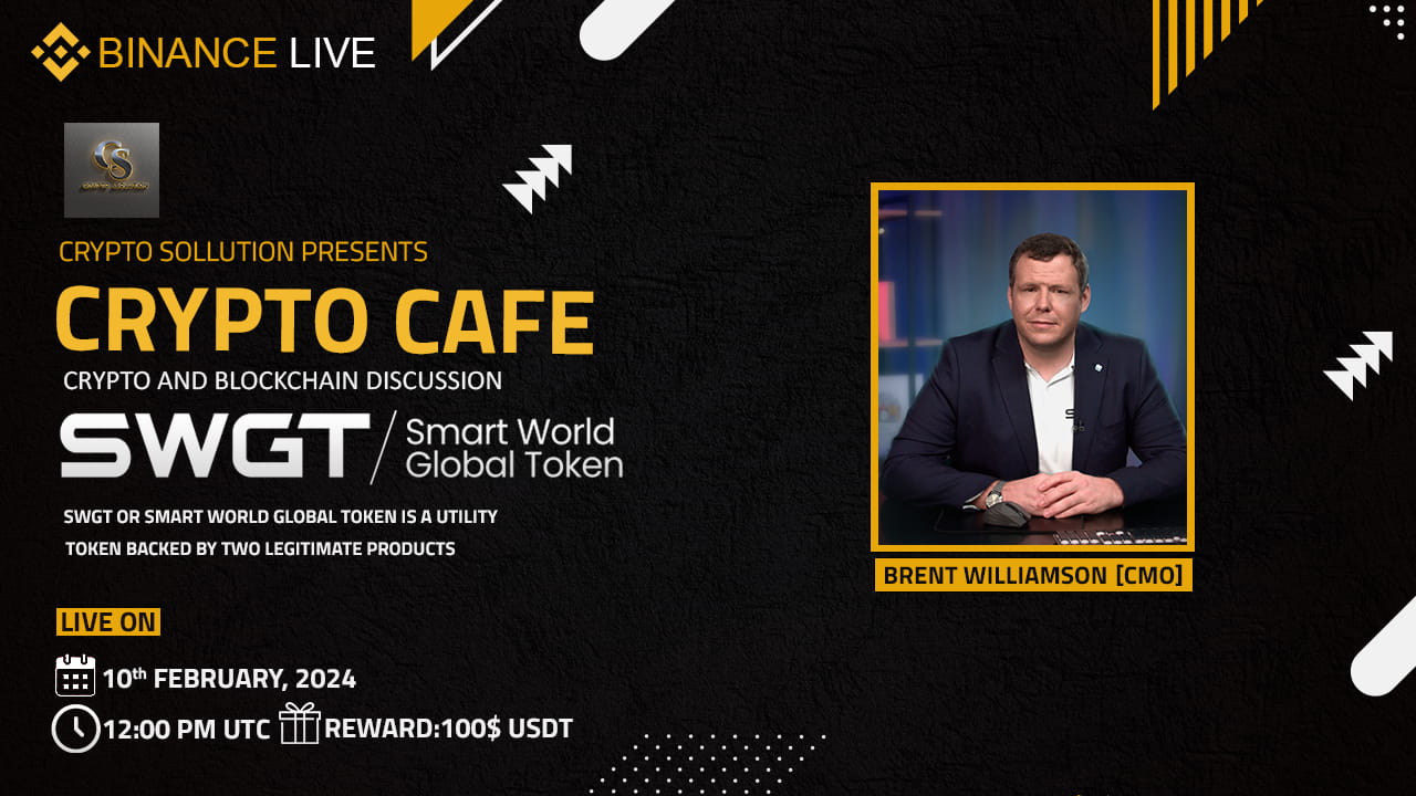 Crypto Cafe :  Backed by two legitimate products is SWGT