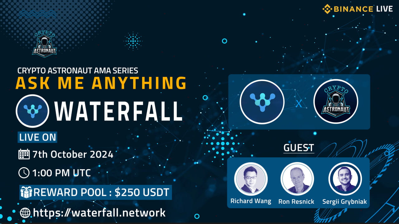 Crypto Astronaut Host AMA With WATERFALL