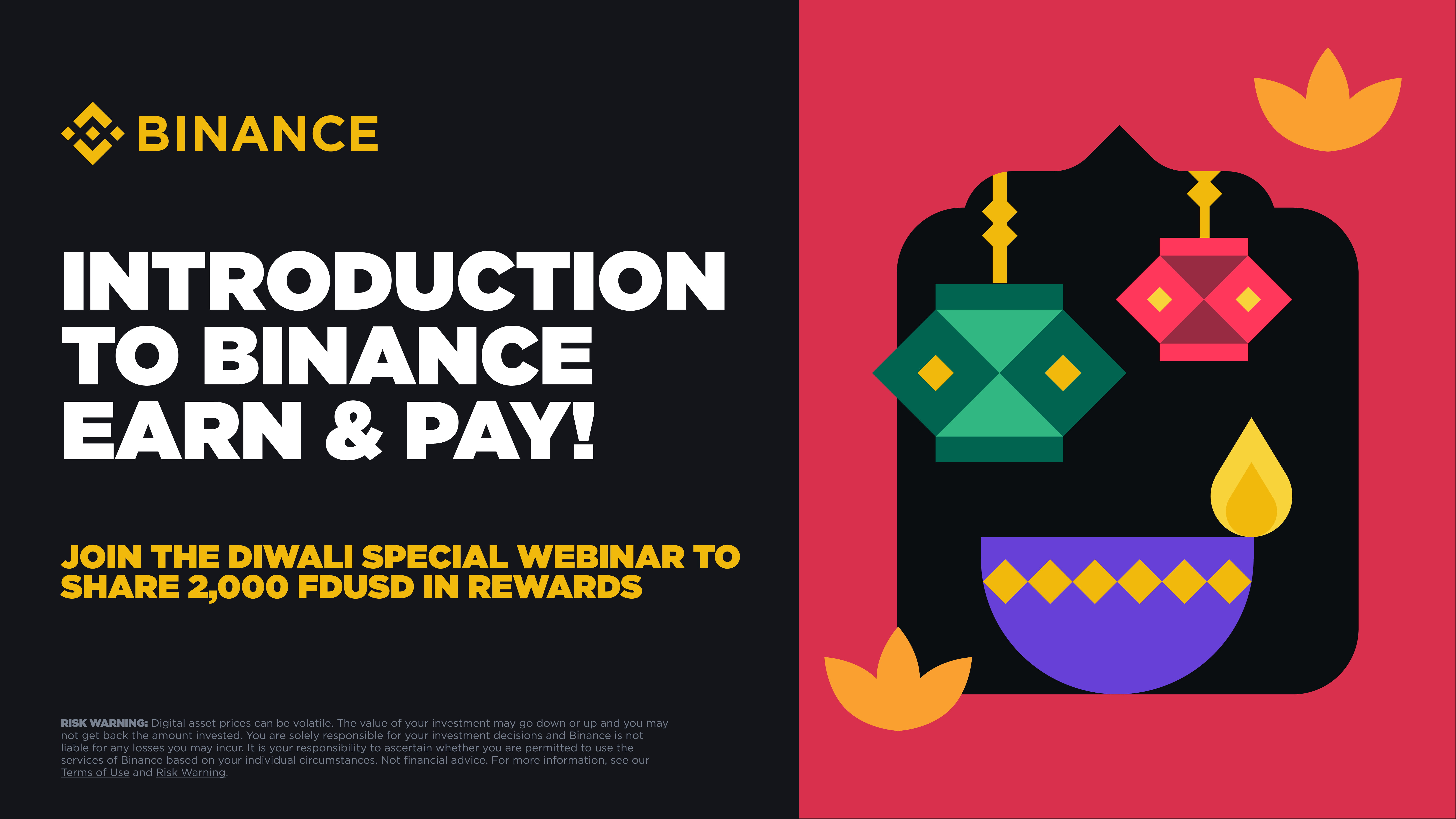 Webinar - Binance Earn & Binance Pay (Diwali Special)