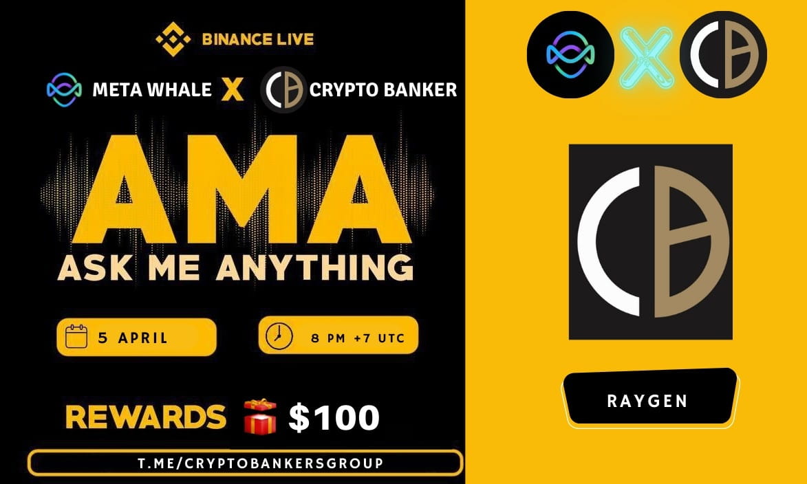 Crypto Banker AMA | 100$ GIVEAWAY 