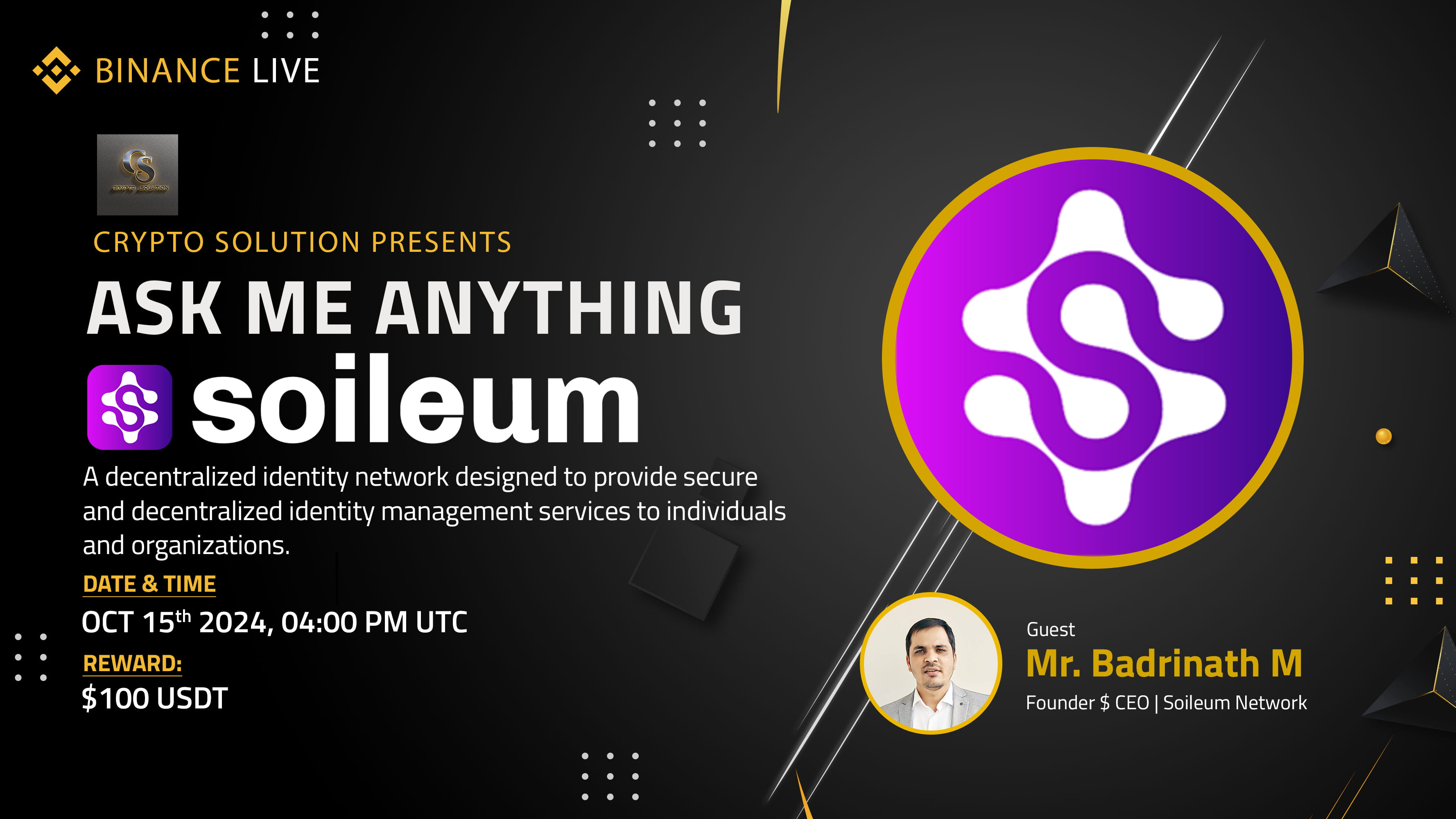 AMA - Crypto Solution <> Solieum