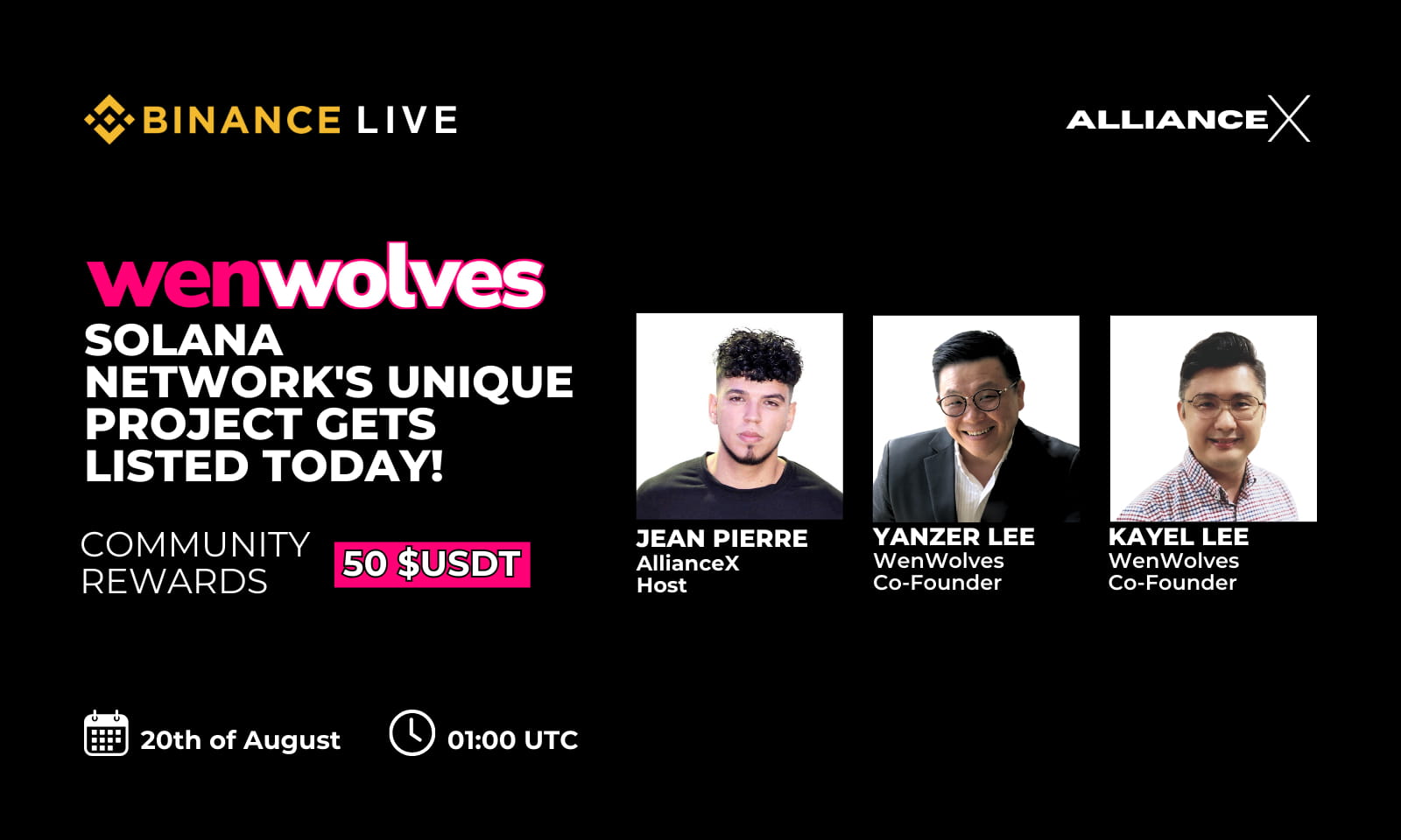 AMA With WenWolves | 50 $USDT Giveaway!