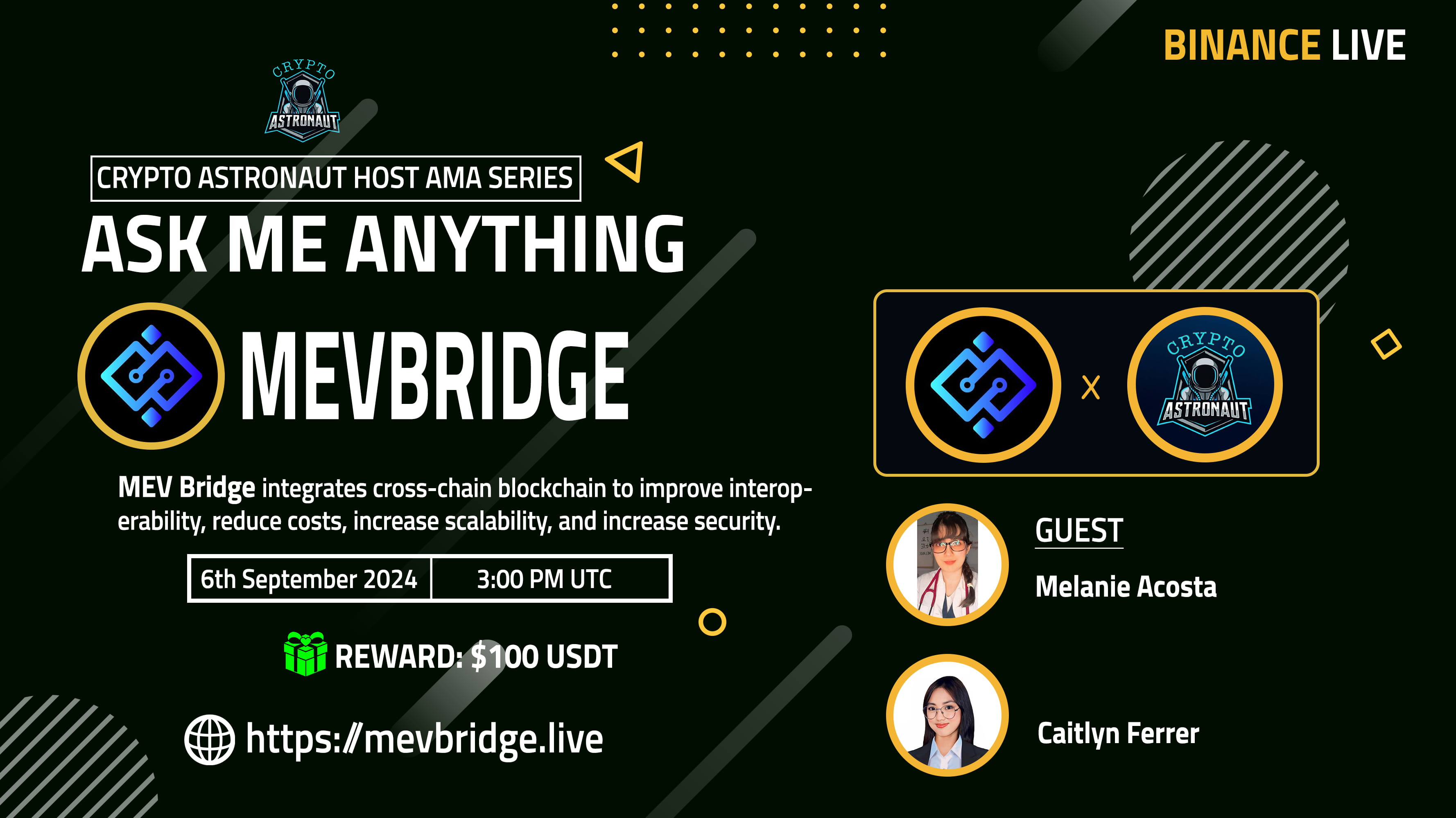 Crypto Astronaut Host AMA With MEVBRIDGE