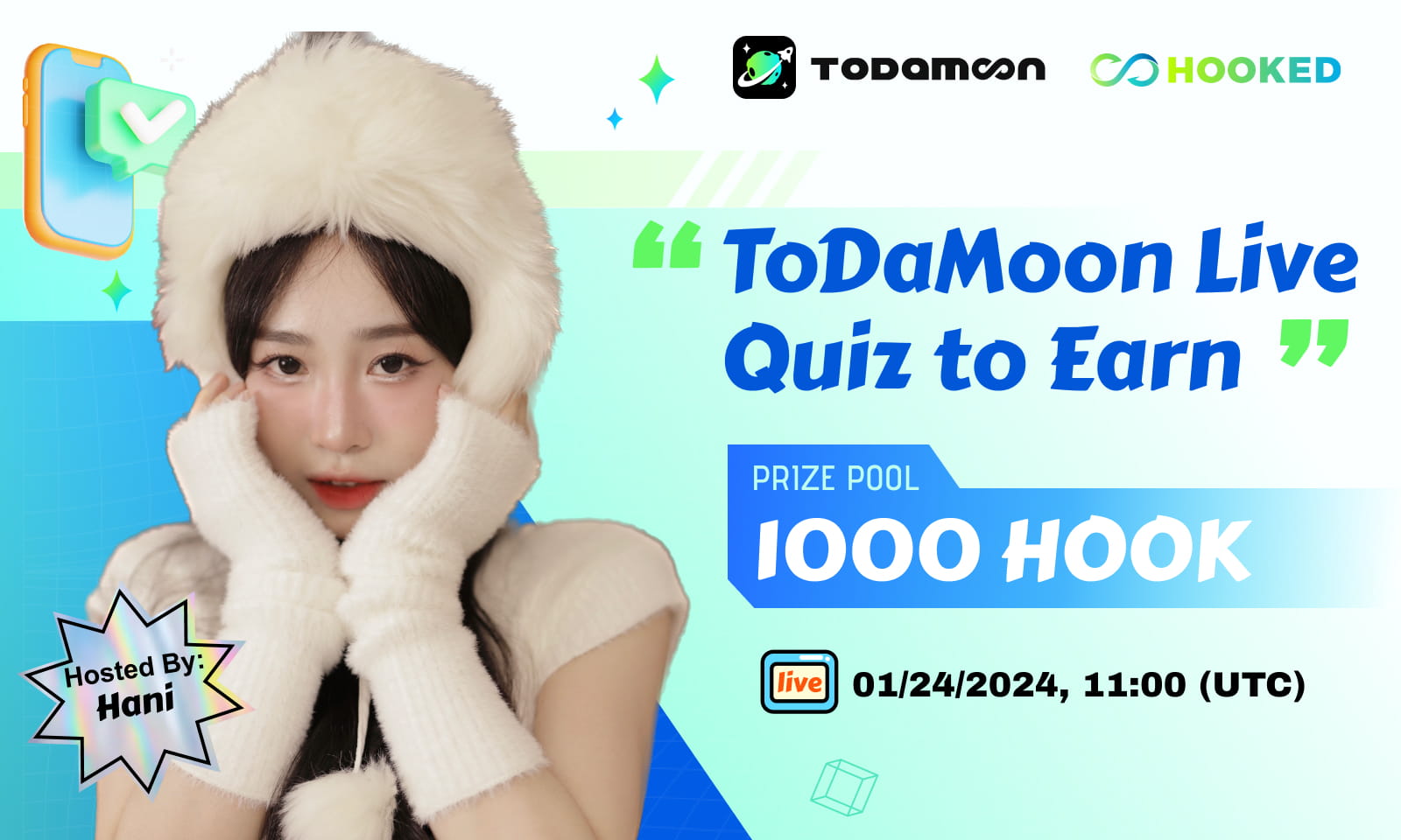 ToDaMoon Quiz-to-Earn Gameshow - 97th Livestreaming