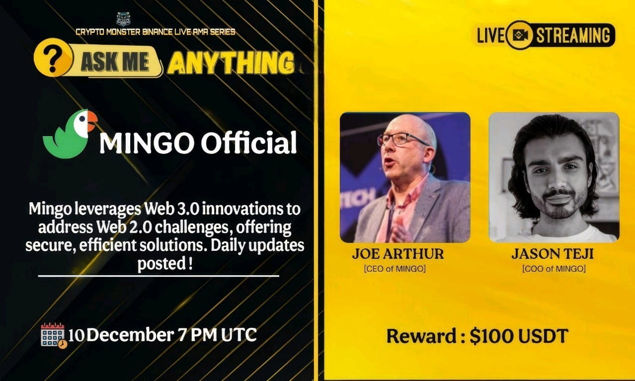 AMA with MINGO Official || Reward $100