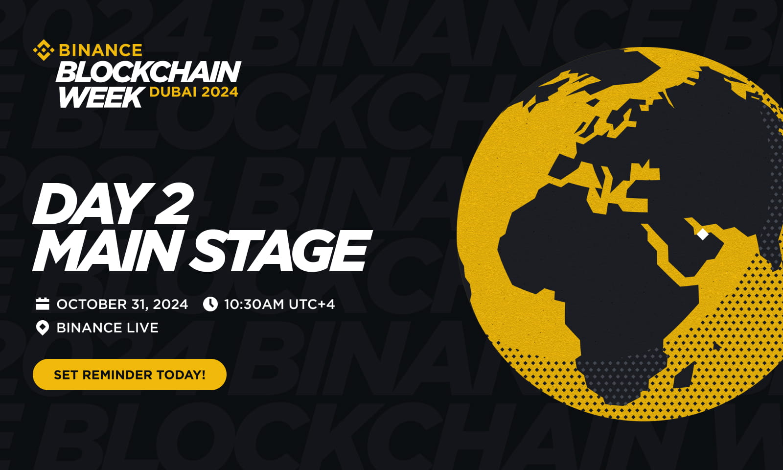 Binance Blockchain Week Dubai 2024, Day 2, Part1