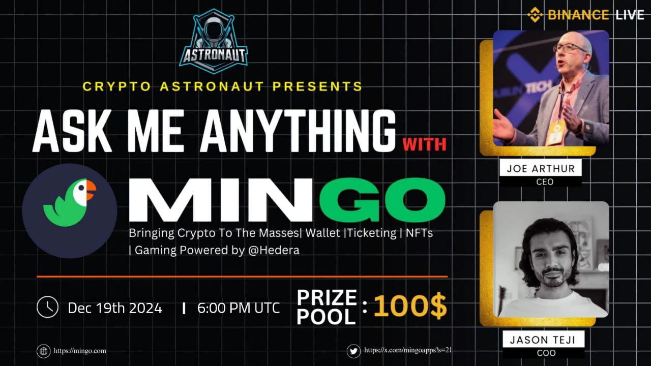 CRYPTO ASTRONAUT HOST AMA WITH MINGO