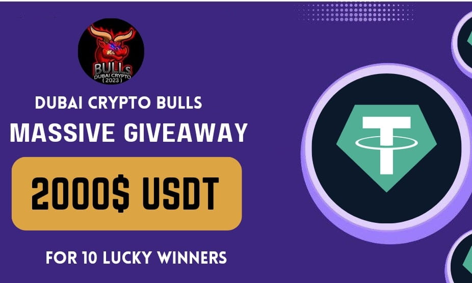 2000$ Giveaway on Dubai Crypto Bulls 