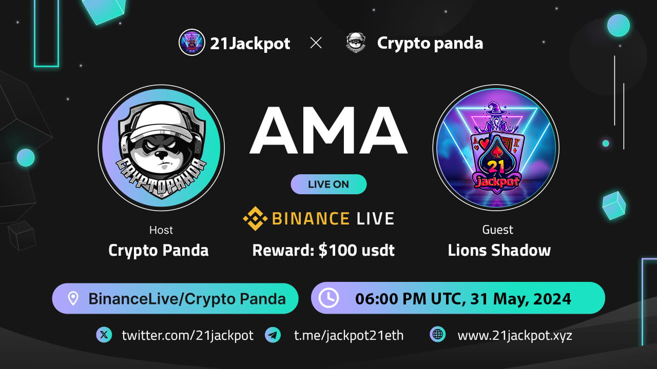 Crypto Panda presents AMA with 21Jackpot