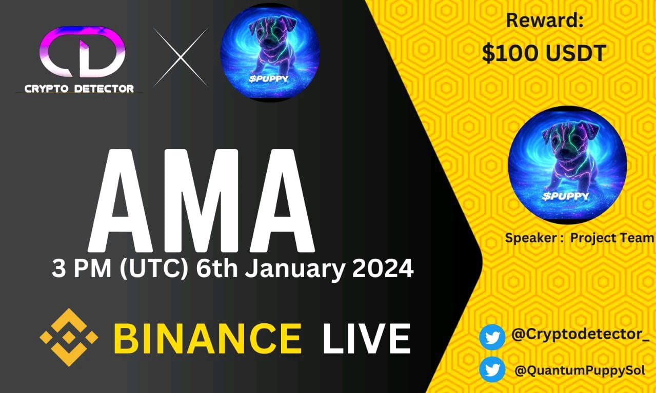 Crypto Detector will be holding AMA with QuantumPuppy