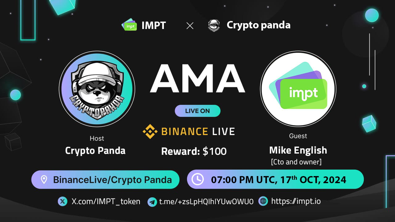 Crypto Panda presents AMA with IMPT