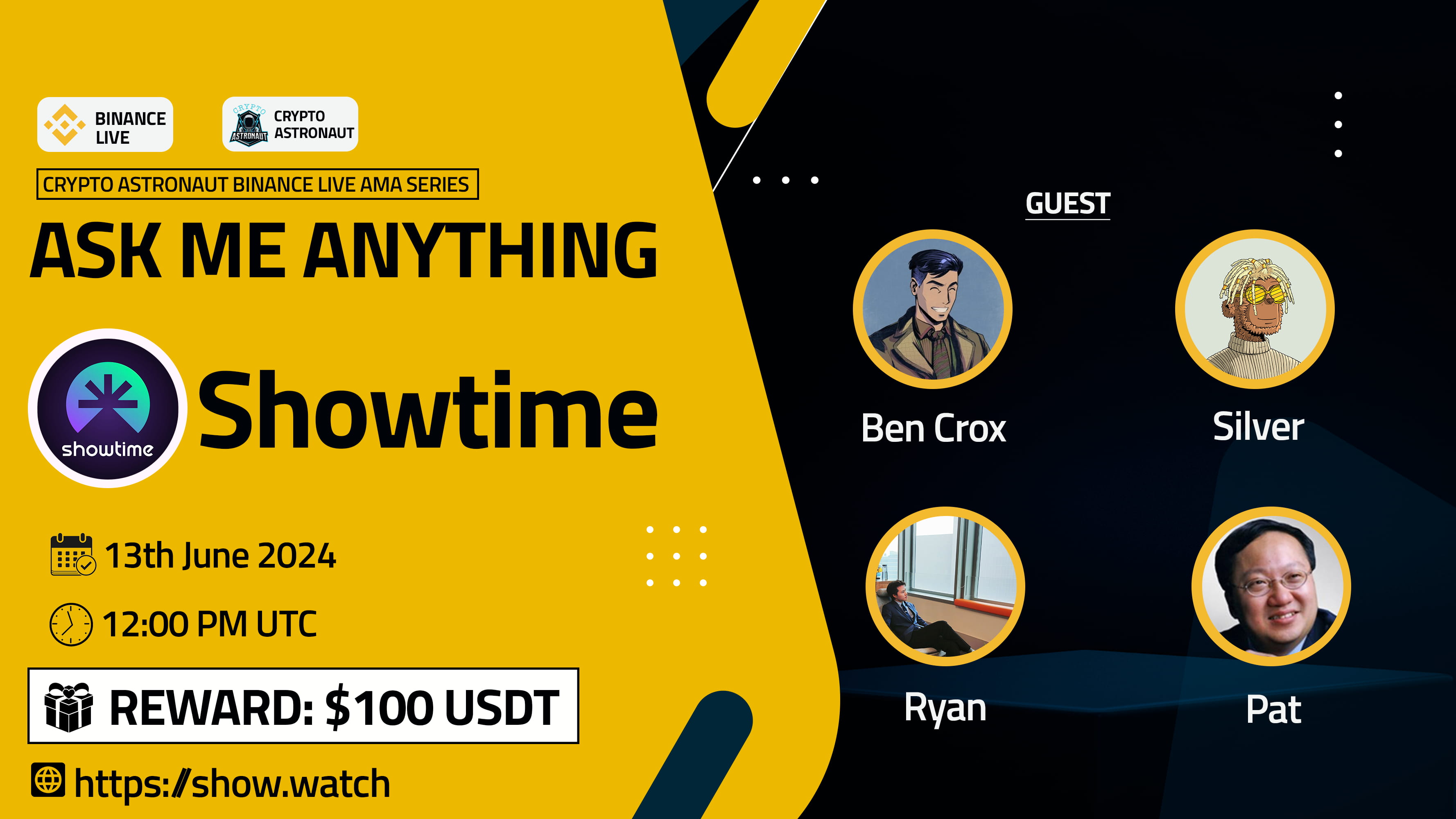 Crypto Astronaut Host AMA With Showtime