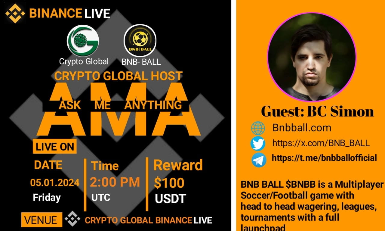 Crypto Global Community AMA Series with BNB BALL