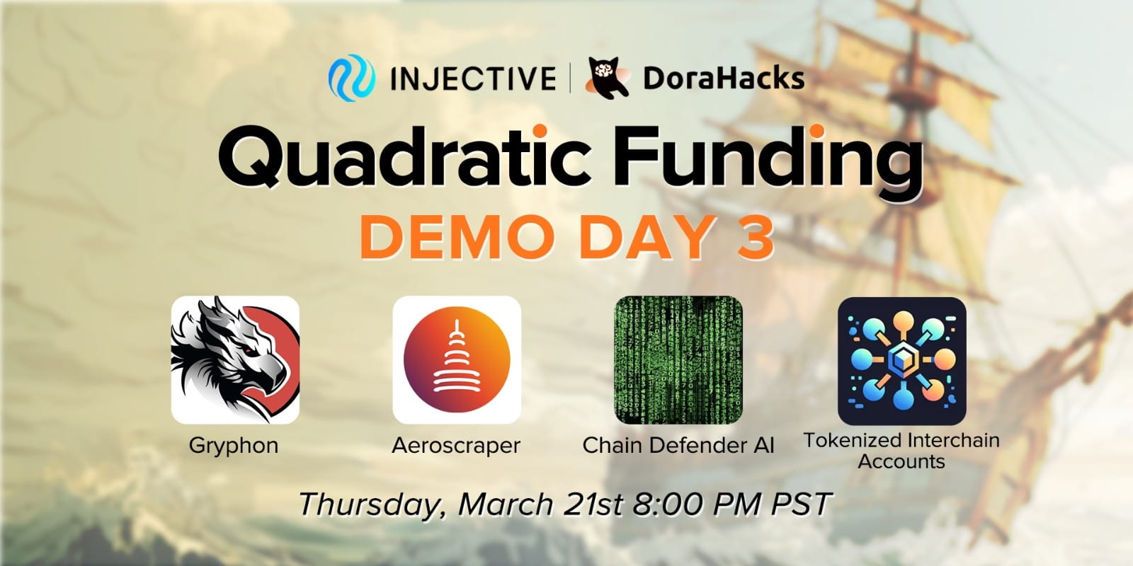 Injective Grant DAO Quadratic Funding Round1 Demo Day 3