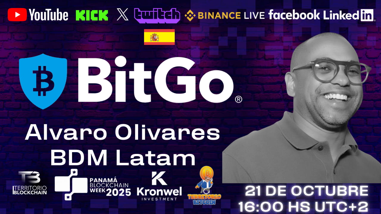 ¿Que es BITGO? Hablamos con su BDM para Latam, Alvaro Olivares